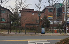 과천중학교 과천푸르지오써밋 버스정류장